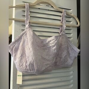 Aerie NWT ruffle lace bralette